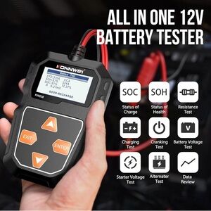 KONNWEI 12V Battery Tester